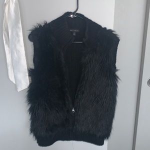 Willi Smith faux fur vest